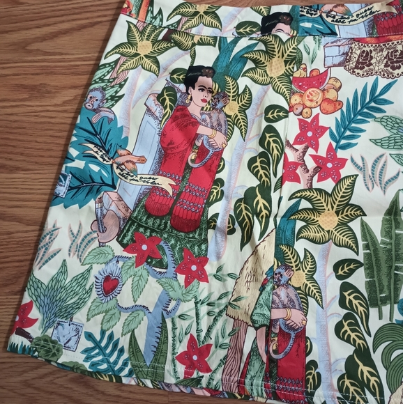 Frida Kahlo Skirt - Picture 2 of 5